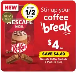 Drakes Nescafe Coffee Sachets offer