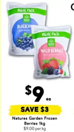 Drakes Natures garden frozen berries offer