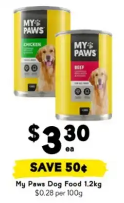 Drakes My Paws Dog Food offer