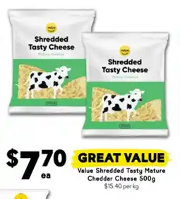 Drakes Value shredded tasty mature offer