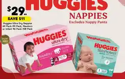 Drakes Huggies ultra dry nappies offer