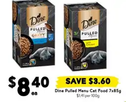 Drakes Dine Pulled Menu Cat Food offer