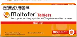 Discount Drug Stores Maltofer Oral Iron 100 Tablets offer