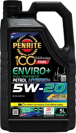 Autopro Penrite Enviro+ 5W-20 Full Synthetic 5L offer