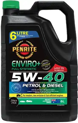 Autopro Penrite Enviro+ 5W-40 6L offer