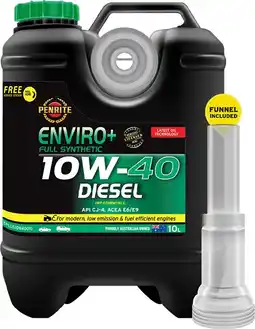 Autopro Penrite Enviro+ 10W-40 Full Synthetic 10L offer