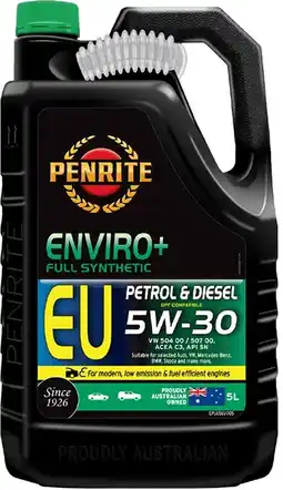 Autopro Penrite Enviro+ EU 5W-30 Full Synthetic 5L offer