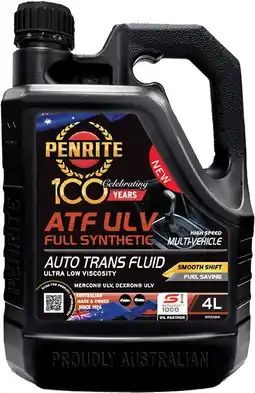 Autopro Penrite ATF ULV Full Synthetic 4L offer