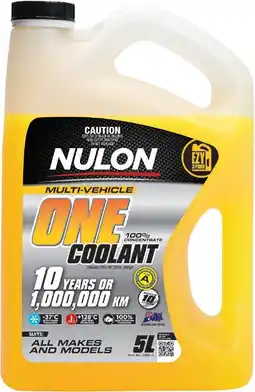 Autopro Nulon Multi-Vehicle One Coolant 100% Concentrate 5L offer