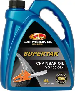 Autopro Gulf Western Supertak Chainbar Oil 4L offer