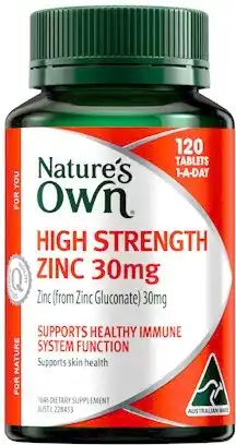 Discount Drug Stores Nature’s Own High Strength Zinc 30mg 120 Tablets offer