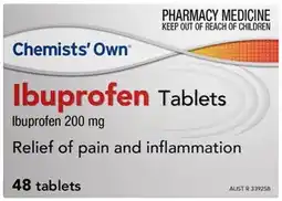 Discount Drug Stores Chemists’ Own Ibuprofen 200mg 48 Tablets offer
