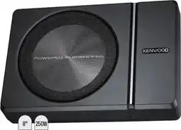Autopro Kenwood 8” Hideaway Compact Powered Subwoofer offer