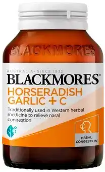 Discount Drug Stores Blackmores Horseradish, Garlic + C 90 Tablets offer