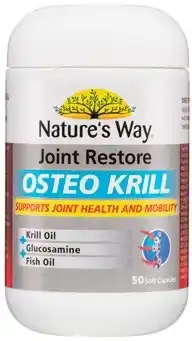 Discount Drug Stores Nature’s Way Joint Restore Osteo Krill 50 Capsules offer