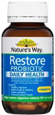 Discount Drug Stores Nature’s Way Restore Probiotic Daily Health 90 Capsules offer