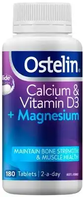 Discount Drug Stores Ostelin Calcium & Vitamin D3 + Magnesium 180 Tablets offer