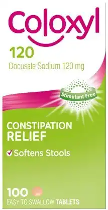 Discount Drug Stores Coloxyl Constipation Relief 100 Tablets offer