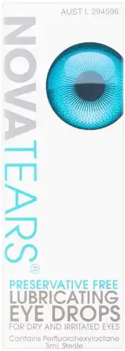 Discount Drug Stores NovaTears Preservative Free Lubricating Eye Drops 3mL offer