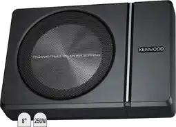 Autobarn Kenwood 8” Hideaway Compact Powered Subwoofer offer