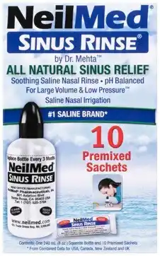 Discount Drug Stores NeilMed Sinus Rinse Starter Kit Adult 10 Sachets offer