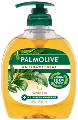Discount Drug Stores Palmolive Antibacterial Liquid Hand Wash White Tea 250mL offer