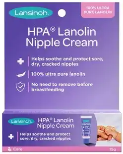 Discount Drug Stores Lansinoh HPA Lanolin Nipple Cream 15g offer