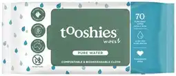Discount Drug Stores Tooshies Compostable & Biodegradable Pure Water Baby Wipes 70 Pack offer