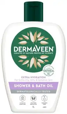 Discount Drug Stores Dermaveen Extra Hydration Shower & Bath Oil 1 Litre offer