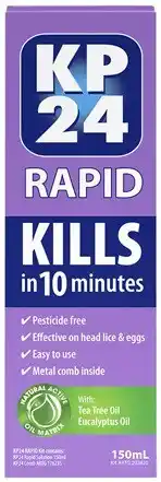 Discount Drug Stores KP24 Head Lice Rapid Solution 150mL offer