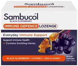Discount Drug Stores Sambucol Black Elderberry Immune Defence Lozenges 20 Pack offer