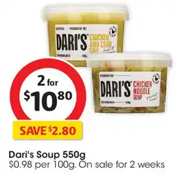 Coles Dari's Soup offer