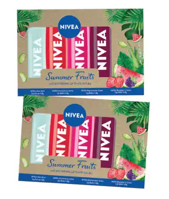 Cincotta Chemist Nivea summer fruits lip balm trio offer