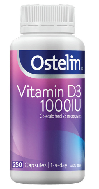 Cincotta Chemist Ostelin vitamin d3 1000iu 250 capsules offer