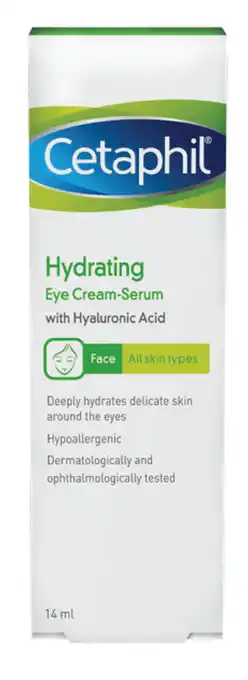 Cincotta Chemist Cetaphil face hydrating eye cream-serum 14ml offer