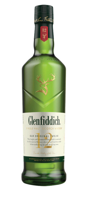 Glenfiddich 12yo single malt scotch whisky 700ml
