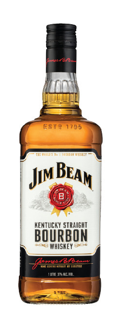 Jim beam white label bourbon 1 litre