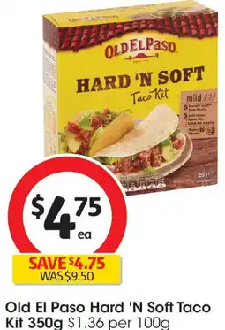 Coles Old el paso hard 'n soft taco kit offer