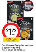 Coles Continental Soup Sensations 2 Serves offer