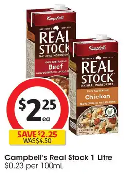 Coles Campbell's Real Stock offer