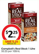 Coles Campbell's Real Stock offer