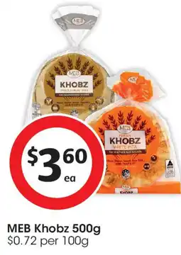 Coles MEB Khobz offer