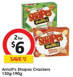 Coles Arnott's shapes crackers offer