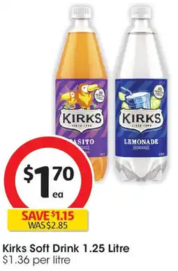 Coles Kirks soft drink offer