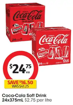 Coles Coca-cola soft drink offer