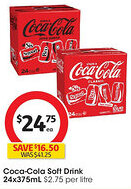 Coles Coca-cola soft drink offer