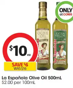 Coles La española olive oil offer