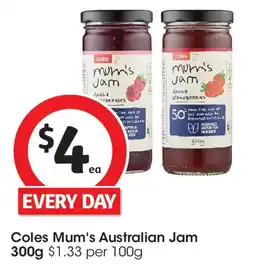 Coles Coles mum's australian jam offer