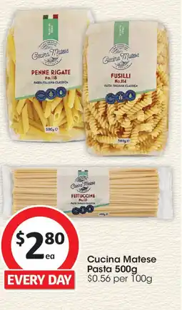 Coles Cucina matese pasta offer