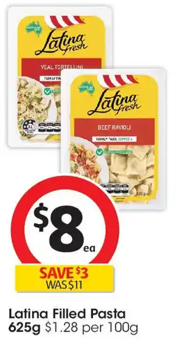 Coles Latina filled pasta offer